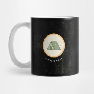 Camping Tent Patch Tshirt Mug